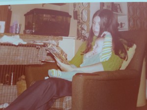 Sarah and Mum reading a book