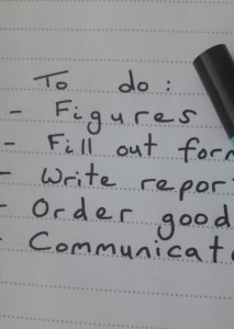 To do list